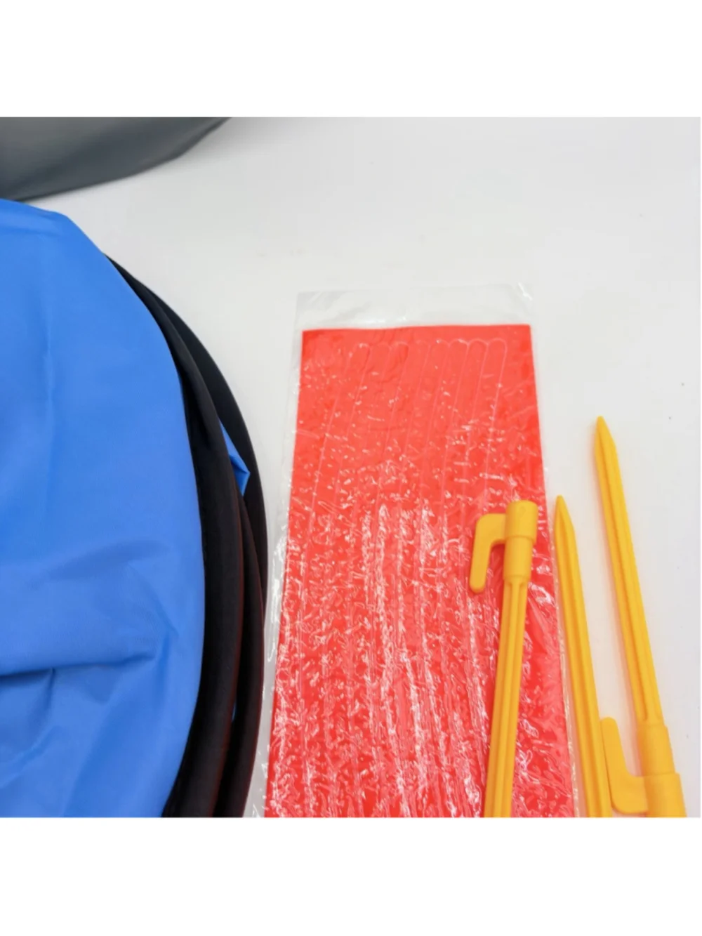 RUGGARD DLP-44 44” DRONE LANDING PAD Blue Orange w/ Bag Stakes Reflectors